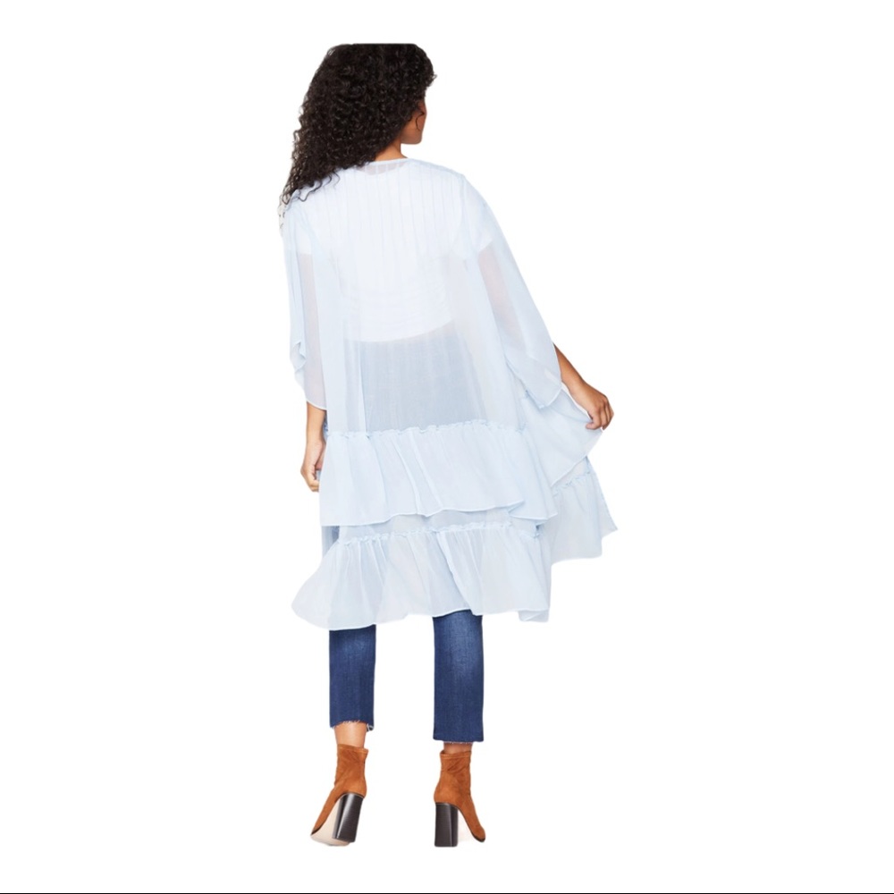 BCBGENERATION RUFFLE KIMONO ROBE - Picture 3 of 9